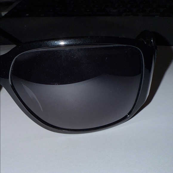 Versace Black Sunglasses with Silver Crystal Accent main image 10